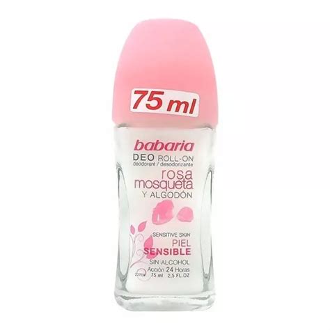 Babaria Desodorante Roll on Rosa Mosqueta Algodón 75ml MercadoLibre