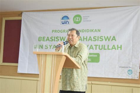 IZI Banten Salurkan Beasiswa Untuk Mahasiswa UIN Syarif Hidayatullah