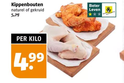 Kippenbouten Naturel Of Gekruid Per Kilo Aanbieding Bij Poiesz