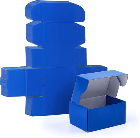 Walmart 25 Pack Blue Shipping Boxes 6x4x3 Inch For Mailing Wrapping