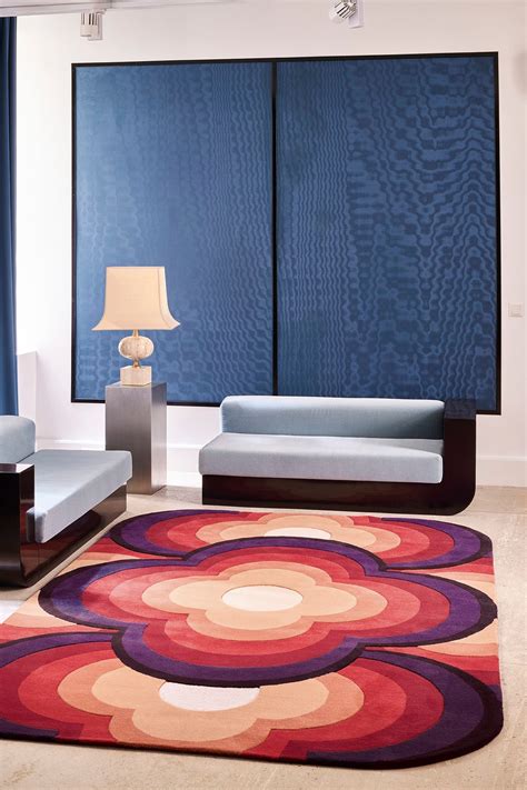 Toulemonde Bochart Flower Power Flower Power Area Rugs Contemporary