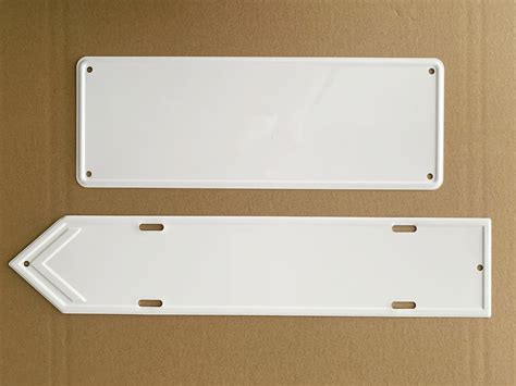 Custom Size Sublimation Blank Metal Road Street Sign Blank Sublimation