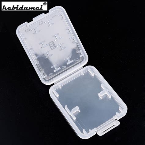 Kebidumei In Plastic Micro Sd Card Case Box Holder For Sdhc Tf Ms