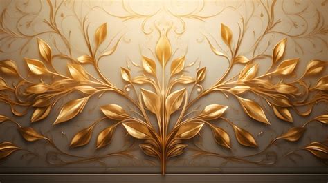 Premium AI Image | Luxurious Gold Regal Foil Background