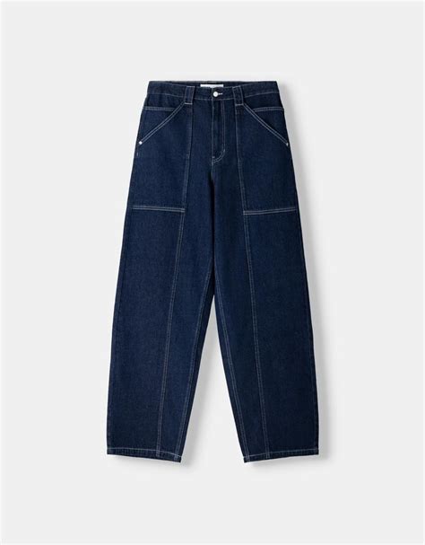 Super Baggy Carpenter Jeans Men Bershka