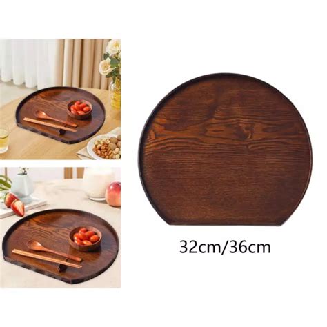 Plateau De Service En Bois Demi Lune Assiette Dessert Pour Cuisine