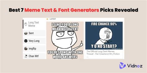 Best 7 Meme Text & Font Generators Picks Revealed