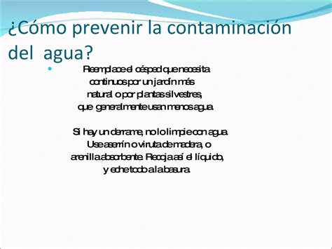 Contaminacion Del Agua Ppt