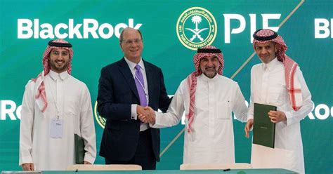 BlackRock signs agreement with Saudi wealth fund to anchor new Riyadh ...