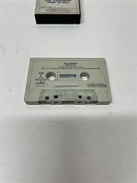 Def Leppard High N Dry Cassette 1981 Polygram Ebay