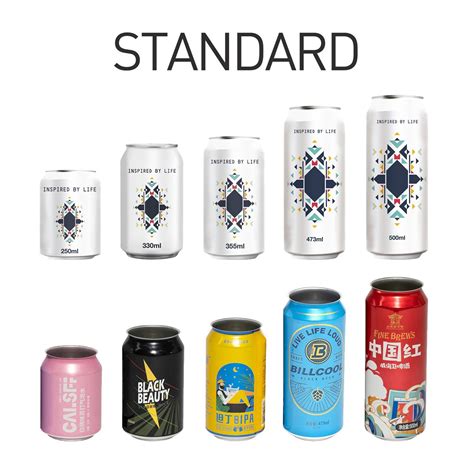 Standard 250ml 330ml 355ml 473ml 500ml Aluminum Beverage Cans China