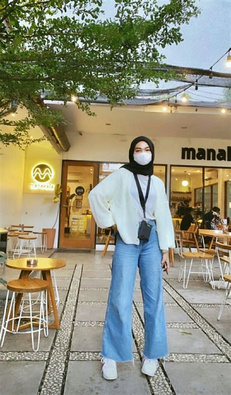 Aneka Atasan Yang Pas Untuk Celana Kulot Jeans Hijab Hai Gadis