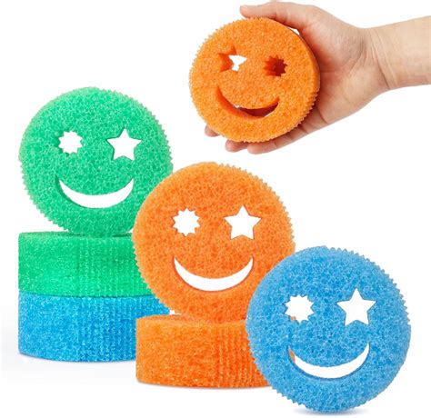 Color Sponge Pcs Scratch Free Multipurpose Dish Sponges For