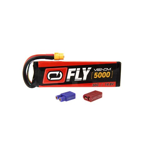 Venom Fly 30C 4S 5000mAh 14 8V LiPo Battery With UNI 2 0 Plug X2 Packs