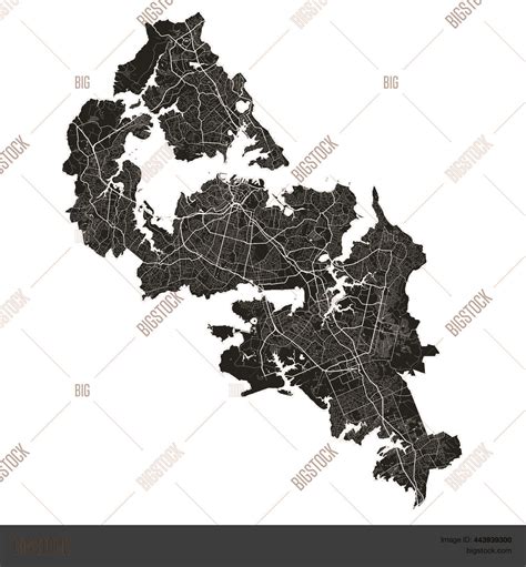 Auckland Map. Vector & Photo (Free Trial) | Bigstock