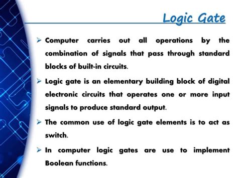 Boolean Algebra And Logic Gate Ppt