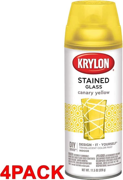 Krylon Stained Glass Paint Color Yellow