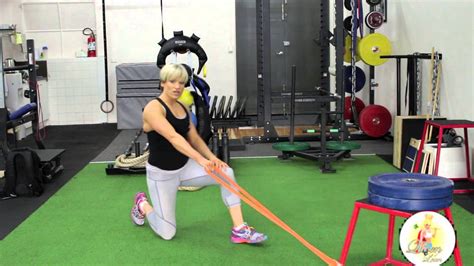 Kneeling Single Arm Row With Resistance Band YouTube