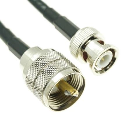 RG58 Cable BNC MALE To UHF MALE PL259 Lot RF Coax Pigtail Coaxial