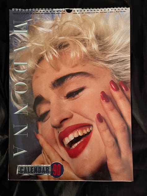 Vintage Madonna 1990 Calendar Etsy