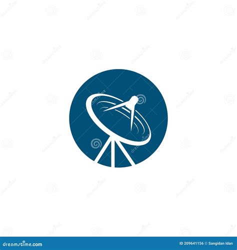 Parabolic Satellite Tv Icon Vector Illustration Design Stock Vector