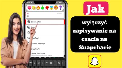 Jak wyłączyć opcję zapisywania na czacie w Snapchacie 2024 opcję