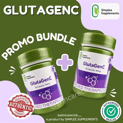 BUNDLE OF 2 SIMPLEE GLUTAGENC SUPPLEMENT CAPSULE Shopee Philippines