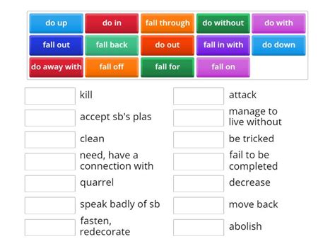 Pre FCE Phrasal Verbs 4 Une Las Parejas