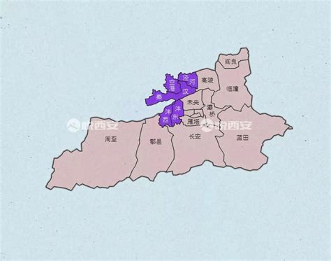 西安各区划分图西安市2020规划图西安市区第2页大山谷图库