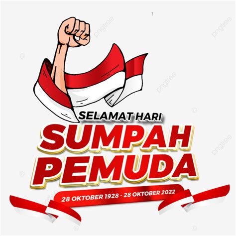 Poster Hari Sumpah Pemuda 28 Oktober 2022 Bingkai Foto Twibbon Untuk