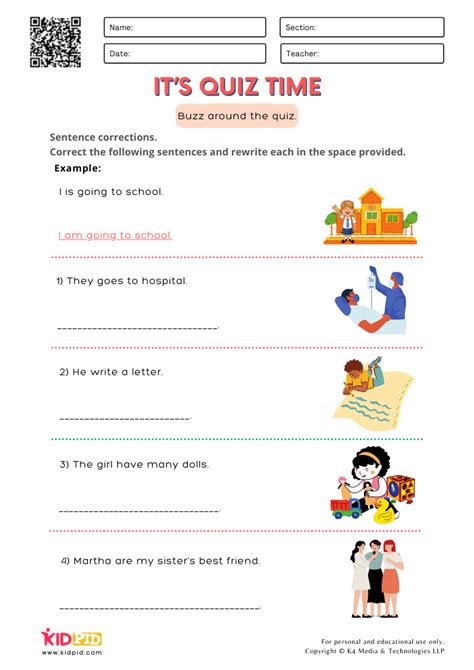 English Grammar Quiz Grammar Rules Free Worksheets St Grade