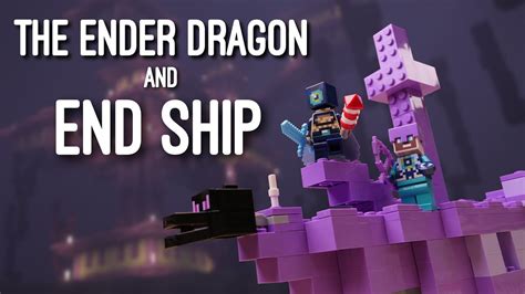 The Ender Dragon And End Ship Lego Minecraft Review 21264 Youtube