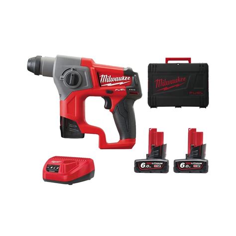 MILWAUKEE M12 CH 602X MŁOTOWIERTARKA SDS PLUS 2x6Ah