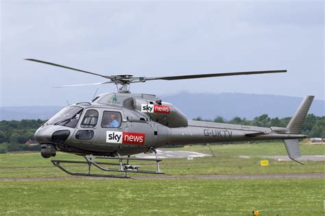 G UKTV Aerospatiale AS355 F2 Ecureuil 2 Sky News Branded A Flickr