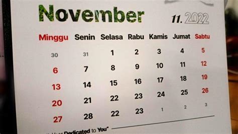 Daftar Hari Besar Nasional Dan Internasional Bulan November Hari