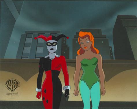 Batman The Animated Series Original Production Cel: Poison Ivy and ...