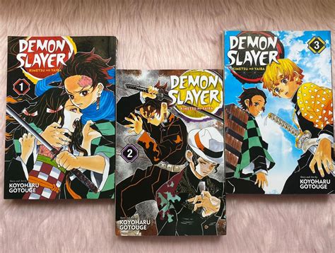 Demon Slayer Mangas Vol 1 2 3 Hobbies Toys Books Magazines