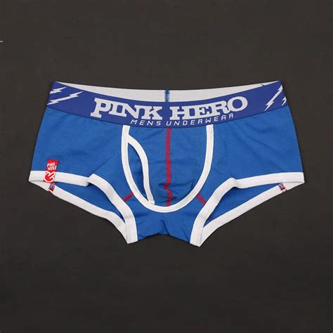 Funny Cotton Pink Hero Mens Briefs Underwear Cheap Plus Size Underwear