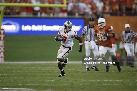 Ohio State Ted Ginn Jr In Action Rushing Vs Texas Austin Tx News