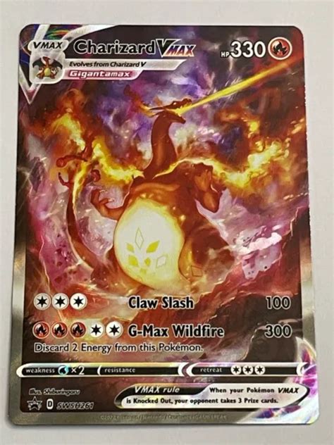 Charizard Vmax Swsh Sword Shield Ultra Rare Promo Pokemon Tcg