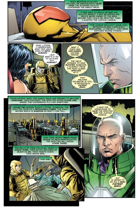 Lex Luthor Explains The Amazo Virus Comicnewbies