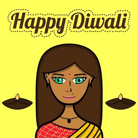 Ni A India En Ropa Tradicional De La India Ilustraci N De Diwali