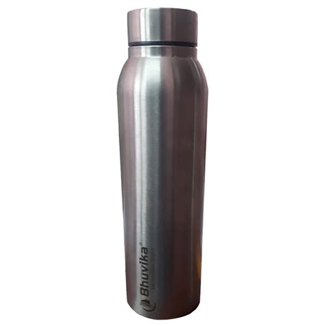 B Health Silver Stainless Steel Water Bottle 1 L Screw Type At Rs 136