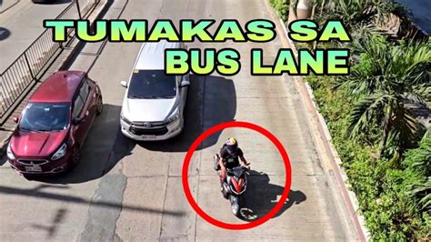 TUMAKAS Actual Na Panghuhuli Sa Mga PASAWAY Sa Bus Lane YouTube