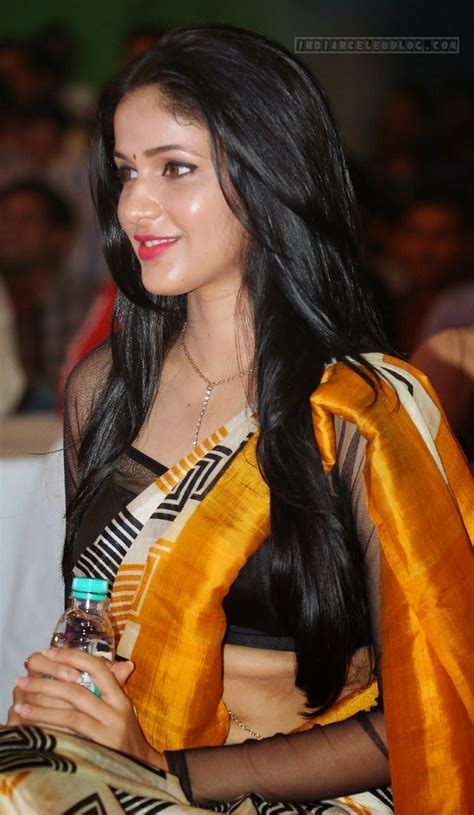 Lavanya Tripathi Tollywood Event Ss Hot Saree Stills Indiancelebblog