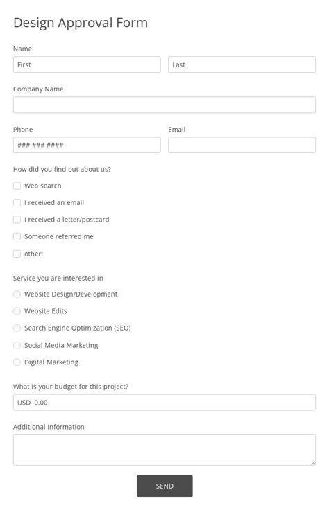 Free Online Dispatch Form Template Formbuilder