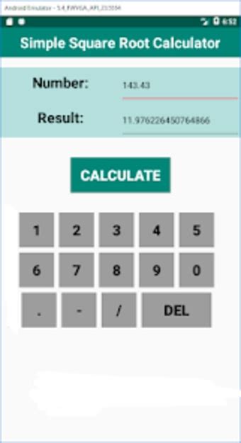 Simple Square Root Calculator for Android - Download