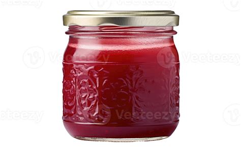 Realistic Jam Jar On Transparent Background 41453168 Png