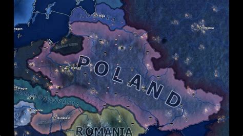 HOI4 Timelapse But It Is Initial Intermarium Polish Faction YouTube