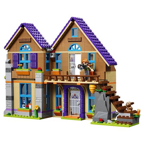 a lego house is shown on a white background